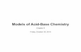 Models of Acid-Base Reactions