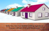Why You Opt For Online Letting Agents in Canary Wharf, E14 and Docklands