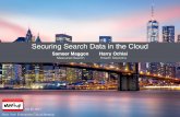 Securing Search Data in the Cloud