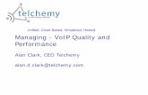 Managing ^ VoIP Quality and Performance