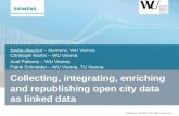 ISWC 2015 - Collecting, integrating, enriching and republishing open city data as linked data