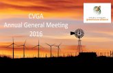 CVGA Annual General Meeting November 2016