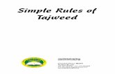 Simple rules of_tajweed