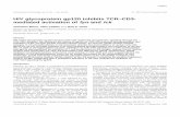 HIV glycoprotein gp120 inhibits TCR–CD3- mediated activation of ...