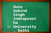 Guru Gobind Singh Indraprastha University, Delhi MBA Project reports