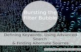 Bursting The Filter Bubble