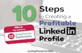 10 Steps to Creating a Profitable LinkedIn Profile
