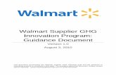 Walmart Supply Chain Innovation Program: Greenhouse Gas ...