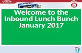 January 31, 2017 Inbound Lunch Bunch: Using Webinars for Lead Generation