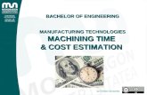 Machining time and costs