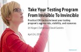 Optimost BEHAVE Bootcamp: Take Your Testing Program From Invisible To Invincible