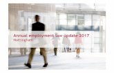 Employment law update, January 2017, Nottingham