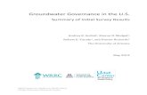 Groundwater Governance in the U.S. - Summary of Initial Survey ...