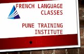 French Language Classes - Institutes in Pune  | Pune Training Institute