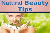 Natural beauty tips
