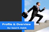 How to Make a Great Profile and Overview- Saed Habib