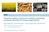 20100506 EBC Towards a global certification system for biomass