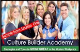 Culture Builder Academy by Corporate Culture Pros