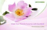 Make your Parents Surprise with Excellent Anniversary Gifts