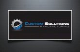Custom Solutions Mfg
