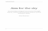 Aim for the sky: Scrutinizing ecological intervention through ethical, cultural and historical analyses of bird hunting in Malta