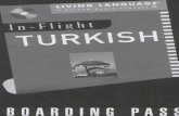 In flight turkish booklet