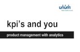 Product management with analytics