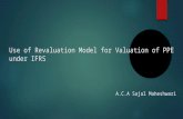 Use of Revaluation Model for Valuation of Property, Plant and Equipment (PPE) under International Financial Reporting Standard (IFRS)