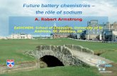 Edinburgh | May-16 | Future Battery Chemistries – The Rôle of Sodium