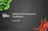 Jefferies 2016 Consumer Conference
