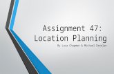 Assignment 47: Location Planning for Music Video