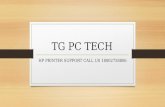 HP PRINTER SUPPORT | TG PC TECH CALL ON 1 800 275 8806
