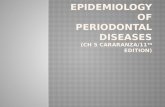 Epidemiology of periodontal diseases