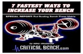 7 Fastest Ways To Increase Your Bench Press.