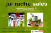 Active Pharmaceutical Ingredients (API) by Jai Radhe Sales Ahmedabad