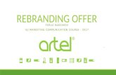 Artel - Rebranding offer