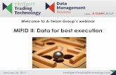MiFID II: Data for best execution
