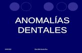 Anomalías Dentales