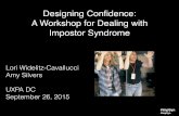 Designing confidence workshop UXPA DC - September 26, 2015