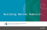 Building Better Rubrics