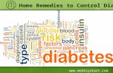 Home remedies to control diabetes
