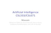 Artificial Intelligence CSE 473