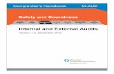 Internal and External Audits, Comptroller's Handbook