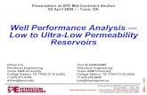 Well Performance Analysis — Low to Ultra-Low Permeability ...