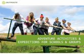 Outposts outdoor activities for schools