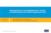Women's Leadership and Corporate Performance