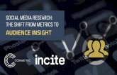 Social media research: the shift from metrics to audience insight