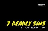 7 deadly sins of tech recruiting
