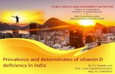 Prevalence and determinates of vitamin D deficiency in India