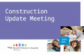 Community Meeting – Construction Update Presentation October 21, 2015